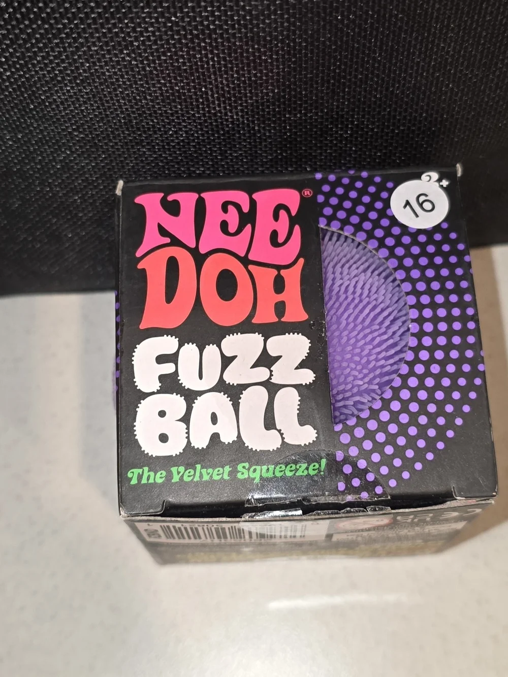 Fuzz Ball Velvet Squeeze - Purple